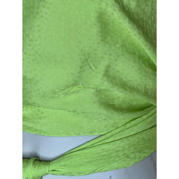 Esteban Cortazar Green Tie Around Top XS - Picture 8 of 14